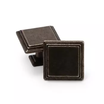 Ручка-кнопка ТУНДРА РК119AB, бронза