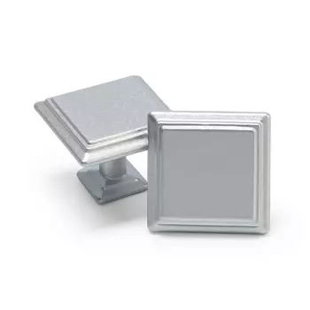 Ручка-кнопка ТУНДРА РК119SN, матовый никель