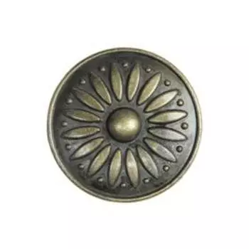 Ручка-кнопка ТУНДРА РК203, цвет бронза