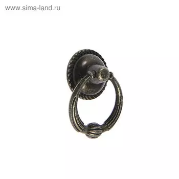 Ручка-кнопка ТУНДРА VINTAGE 028, цвет бронза