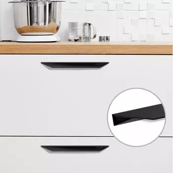 Ручка мебельная CAPPIO, L=250 мм, м/о 160 мм, цвет черный