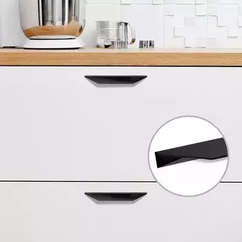 Ручка мебельная CAPPIO, L=120 мм, м/о 64 мм, цвет черный