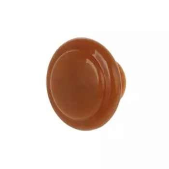 Ручка мебельная пластмассовая, d=35, цвет темное дерево