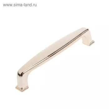 Ручка-скоба мебельная ТУНДРА РС192GP, м/о 96 мм, цвет золото