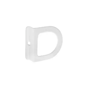 Ручка Металл белая большая, под шнур