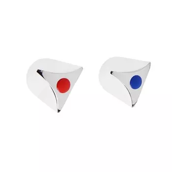 Ручка на смеситель ZEIN Z103, для кран-букс со штоком на 20 шлицов, цинк, цвет хром