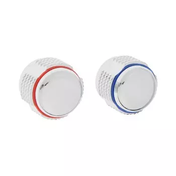 Комплект маховиков ZEIN Z104, для кран-букс со штоком на 20 шлицов, цинк, 2шт, хром