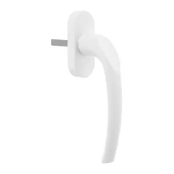 Ручка оконная "Комфорт" металлическая, белая