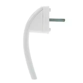 Ручка оконная Премиум, металлическая, белая