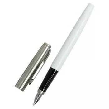 Ручка перьевая Parker Jotter Originals F60, корпус пластиковый белый, синие чернила (R2096896)