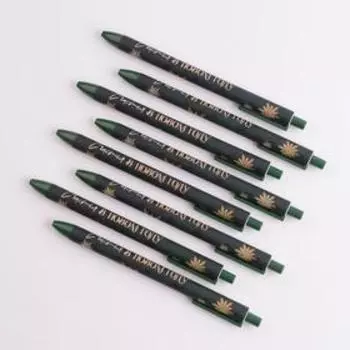 Ручка пластик софт-тач «Счастья в новом году», синяя паста, 0,7 мм