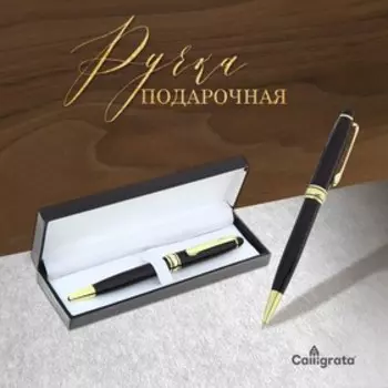 Ручка подарочная, шариковая «Флари» в кожзам футляре, поворотная