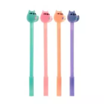 Ручка - прикол Calligrata «Котик», гелевая, МИКС