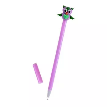Ручка - прикол Calligrata «Сова», гелевая, МИКС