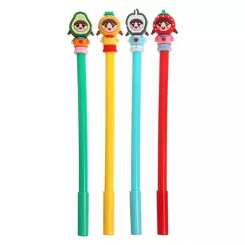 Ручка - прикол «Фрукты/Овощи/Ягоды» гелевая, МИКС