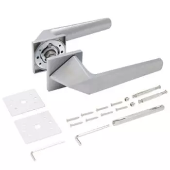 Ручка раздельная «АЛЛЮР» АРТ «КАЙЛИ» MSC, цвет матовый хром