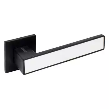 Ручка раздельная «АЛЛЮР» АРТ «ЛАНА» BL/W, матовая, чёрная