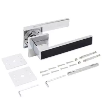 Ручка раздельная «АЛЛЮР» АРТ «ЛАНА» CP, цвет темно-серое дерево, хром