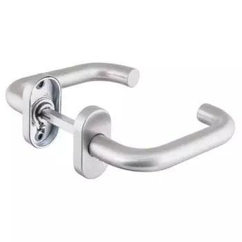 Ручка раздельная DSS-0203P/19, нержавейка, квадрат 8x140 мм