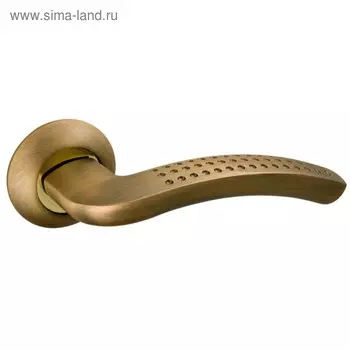 Ручка раздельная Fuaro LOUNGE AR AB/GP-7, квадрат 8x140 мм, цвет бронза/золото