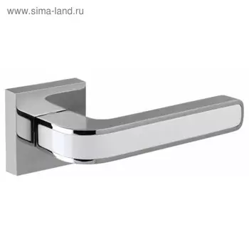 Ручка раздельная Fuaro NEO DM CP/WH-19, цвет хром/белый