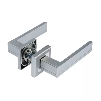 Ручка раздельная LOCKLAND 010 MSC, цвет матовый сатиновый хром