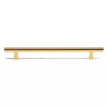 Ручка рейлинг ТУНДРА BISTRO, d=12 мм, м/о 192 мм, цвет золото