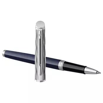 Ручка-роллер Waterman Hmisphre SE Deluxe Blue CT, 0,8мм, черная, подар/уп 2166469
