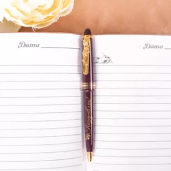 Ручка "С чудесным праздником весны - 8 Марта!", на открытке