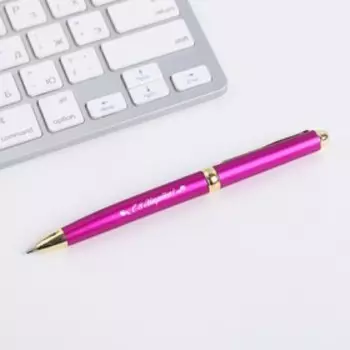 Ручка шариковая, синяя паста, 1.0 мм, металл «С праздником Весны. 8 Марта»