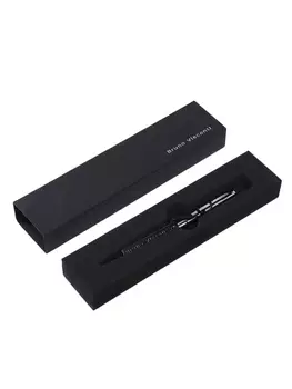 Ручка шариковая автоматическая, BrunoVisconti. PALERMO", 0.7 мм, стержень синий, в картонном черном футляре