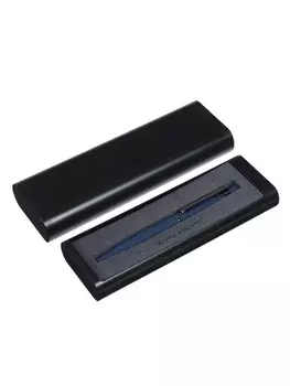 Ручка шариковая автоматическая BrunoVisconti.VERONA", 1 мм, синий, в черном футляре