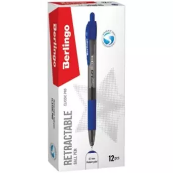 Ручка шариковая автоматическая Classic Pro, узел 0.7 мм, чернила синие, грип