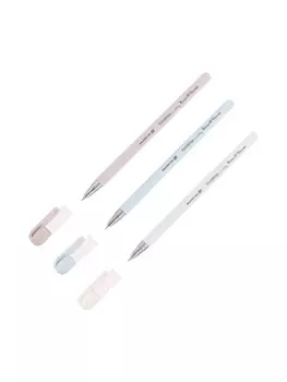 Ручка шариковая BrunoVisconti FirstWrite. Milky 0.5мм стерж/син, МИКС