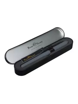 Ручка шариковая BrunoVisconti.MONACO", 0.5 мм, стержень синий, в металическом черном футляре