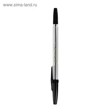 Ручка шариковая Carioca Corvina 51, прозрачный корпус, узел 1.0 мм, чернила чёрные