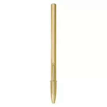 Ручка шариковая чернила синие, 1.0 мм, среднее письмо, золотой корпус, BIC Cristal Gold