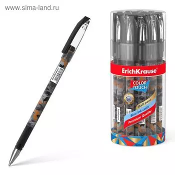 Ручка шариковая ErichKrause ColorTouch Rough Native, узел 0.7 мм, чернила синие