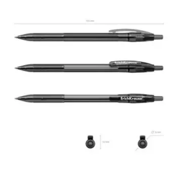 Ручка шариковая ErichKrause R-301 Original Matic, узел 0.7 мм, автоматическая, чернила чёрные