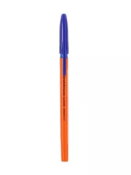 Ручка шариковая ErichKrause Slender Stick Orange, Super Glide, 0.7 мм, синяя