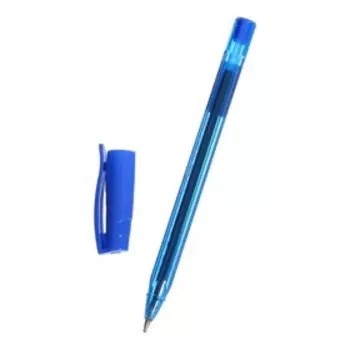 Ручка шариковая Flair Peach Trendz, узел-игла 1.0 мм, трёхгранный корпус, синяя