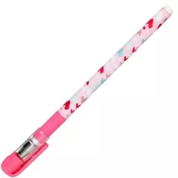 Ручка шариковая MagicWrite «Сердечки розовые», узел 0.5 мм, синие чернила