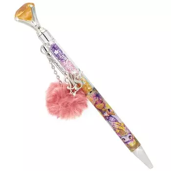 Ручка шариковая Nebulous Stars Orelia, с помпоном и кристаллами