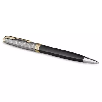 Ручка шариковая Parker Sonnet Premium Metal&Black GT, 1,0мм, черн, подар/уп 2119787