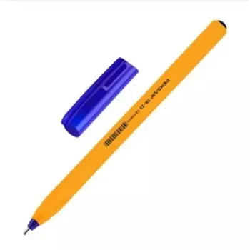 Ручка шариковая, масляная, Pensan ТR-23, узел-игла 1.0 мм, трёхгранная, синяя