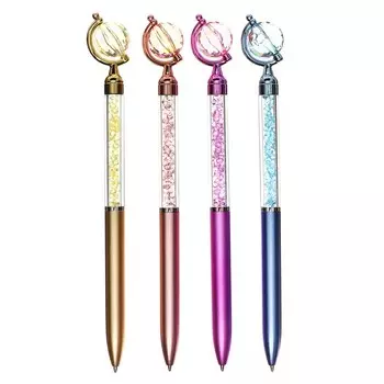 Ручка - прикол шариковая Calligrata «Глобус», МИКС