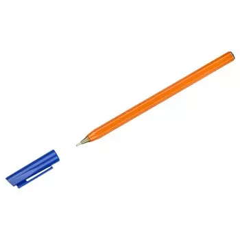 Ручка шариковая Стамм "800", узел 0.7 мм, синие чернила, оранжевый корпус