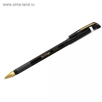 Ручка шариковая xGold, узел 0.7 мм, чернила чёрные, игольчатый стержень, грип