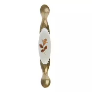 Ручка скоба 747-96 С514, цвет античная бронза, белый