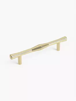 Ручка-скоба CAPPIO Лабиринт, цинк, м/о 96 мм, цвет золото